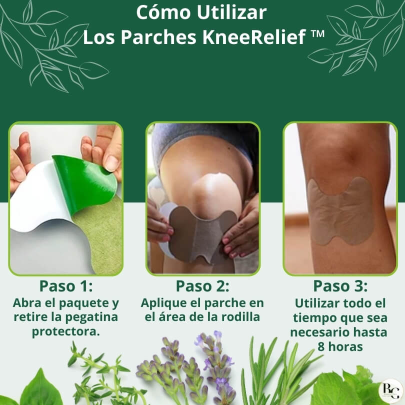 KneeRelief™️: Parches Para El Dolor De Rodilla y Articulaciones