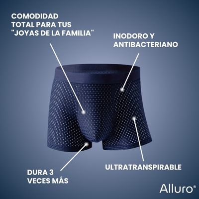 BoxHero™ Shorts tipo bóxer premium de fibra de bambú