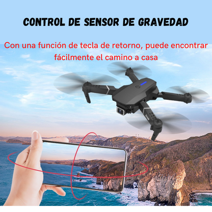 Drone E88 PRO™  (Cámara Full HD 4K Gps-wifi sensores (Batería Extra de Regalo solo Hoy)